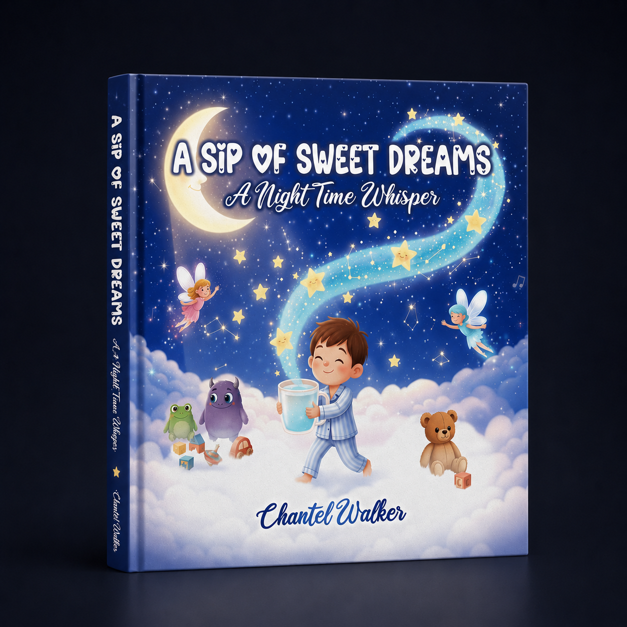 A Sip of Sweet Dreams: A Night Time Whisper — book cover by Chantel Walker